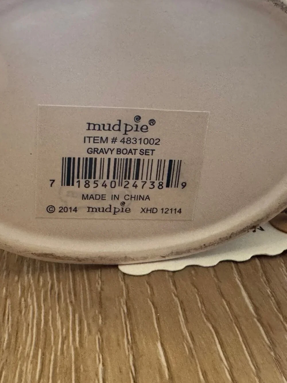 MUD PIE Gravy Boat Set with spoon, GET SAUCY, Thanksgiving, Holiday, BRAND NEW!